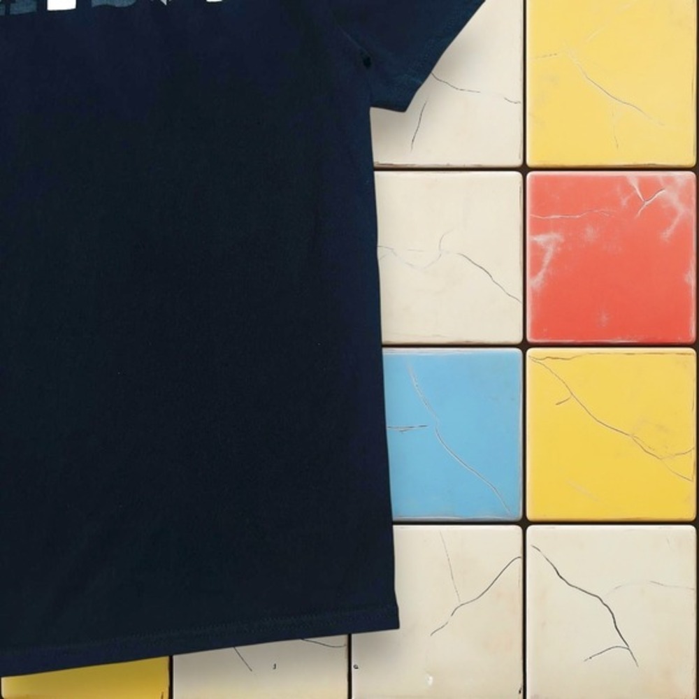 Y2K Playboy Bunny‎ Logo Tee L Black Metallic Graphic Streetwear T-Shirt Men's - Picture 6 of 8